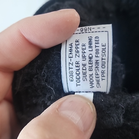 Bearpaw Emma Sherpa & Suede Youth Leather Boots Youth Size 7 - Picture 11 of 12